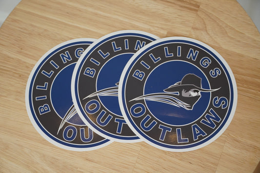 Large Billings Outlaws Stickers